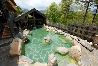 【大浴場】季の湯-露天風呂 . Open air-bath