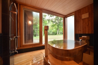 地下1階貸切風呂【檜風呂 月の湯】