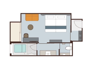 ラビスタハリウッドツイン(ビューバス付)36平米