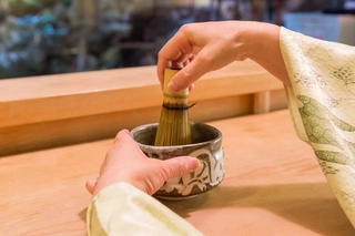 お抹茶で和のおもてなし