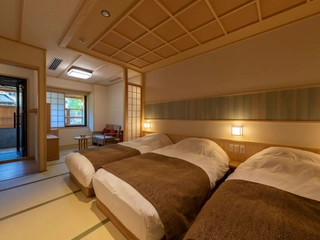 【別邸/水の語り部/35㎡】半露天温泉風呂付客室(禁煙)(一例)