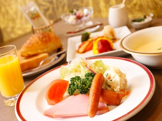 【朝食:洋食】選べる和食or洋食 温泉旅館で味わう洋食メニュー(イメージ)