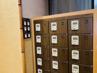 【脱衣所】ダイヤル式ロッカー(dial locker)