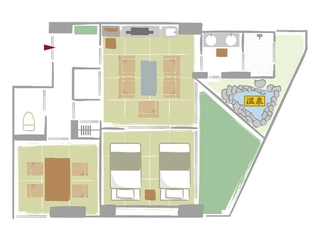 【特別室/48㎡】見取り図