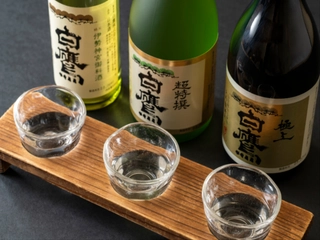 【夕食/飲み物】白鷹飲み比べ