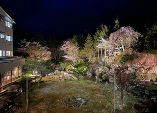 ロビーからの眺望(春)