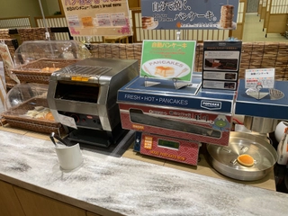夕食パンケーキ機