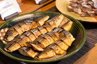 【朝食】ハーフバイキング・焼魚