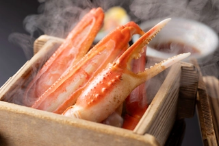 【追加一品料理】蟹のせいろ蒸し