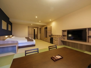 【広々ゆったり和洋室】和の心遣いと洋の機能性を持つ和洋室を中心にした水月の庄。