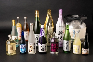【ドリンク】飛騨の地酒を多く取り揃えております(イメージ)
