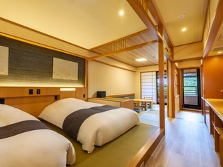 【檜露天風呂付き和洋室】2025年4月客室がリニューアル。