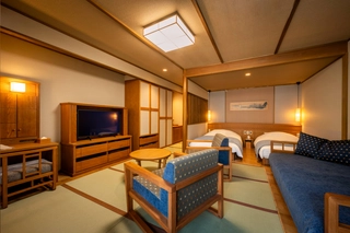 【ファミリーツイン】　ディベット+和布団を利用すると4名様まで宿泊可能