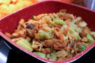 ビジネスホテル ドーミーイン岐阜駅前 朝食のビーフシチュー・和洋バイキング