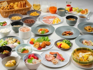 朝食バイキング|海鮮丼も楽しめる和洋バイキング