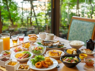 和食と洋食のバイキングなので、ご飯派の方も、パン派の方も大満足♪