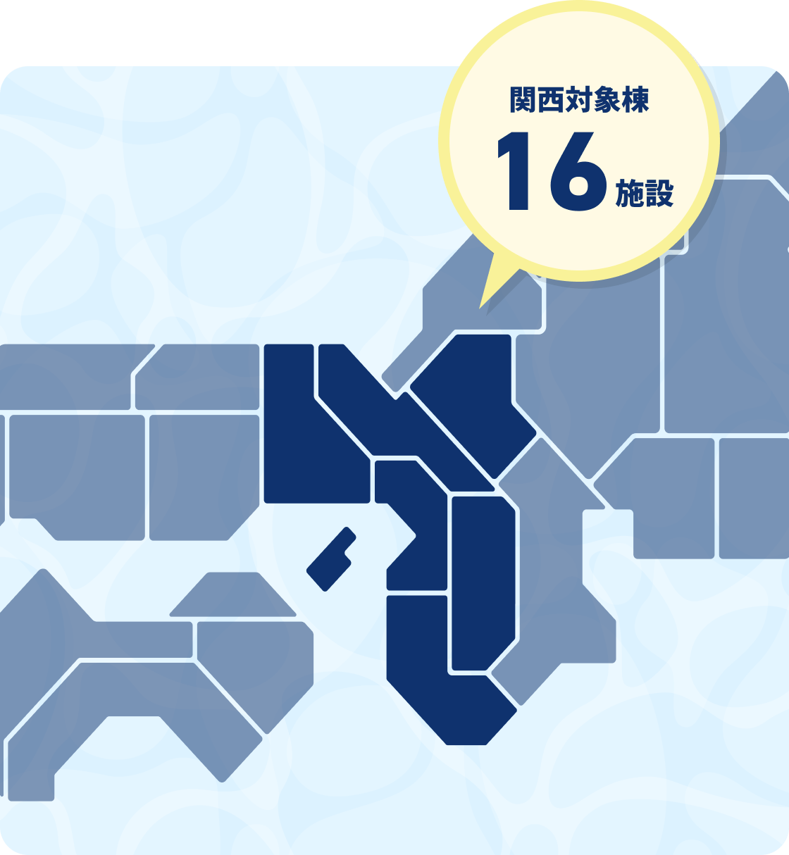 関西対象棟16施設