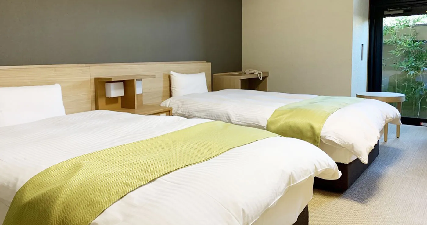 夫婦やカップルにおすすめなモダンでお洒落な客室