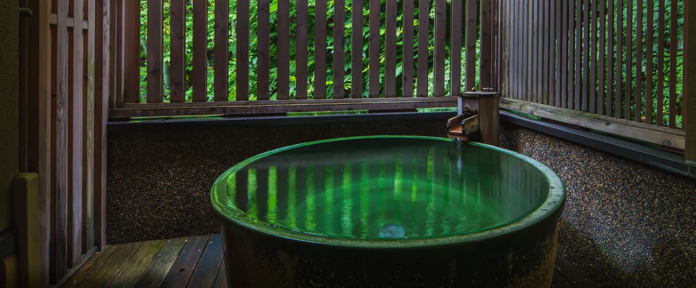 優月:客室露天風呂