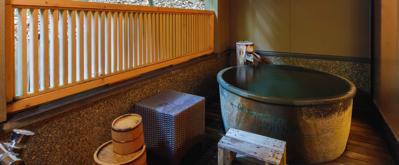 柔風:客室露天風呂