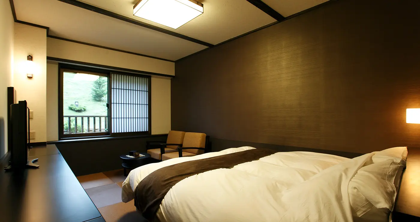 写真:和風ダブルの室内