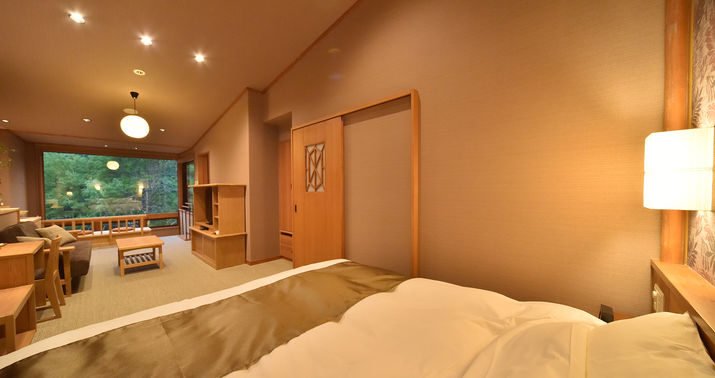 写真:和ベットのある寝室