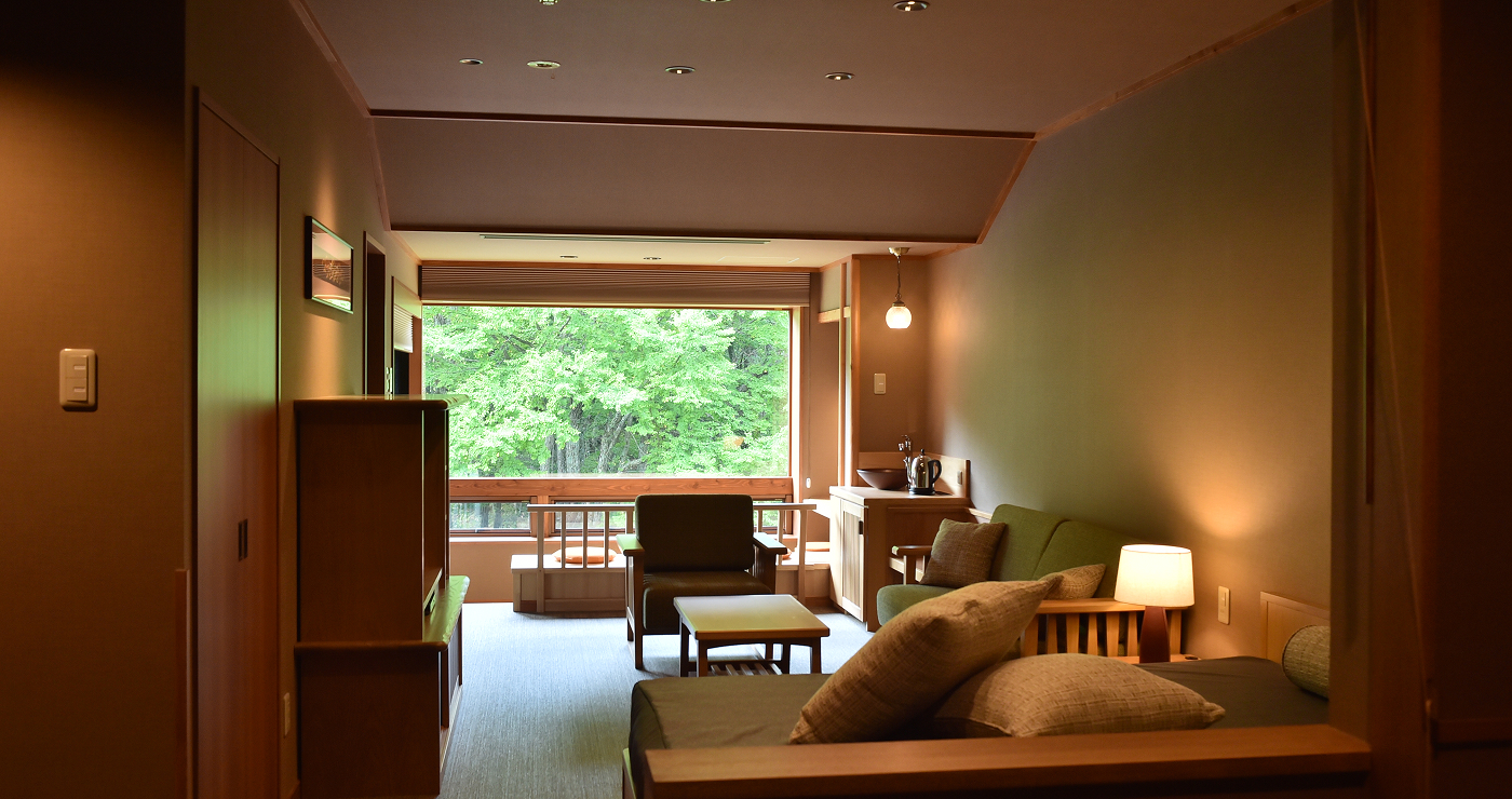 写真:和ベットのある寝室