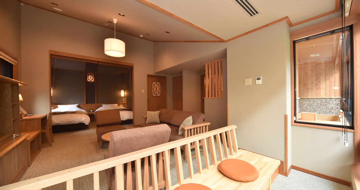 写真:和ベットのある寝室