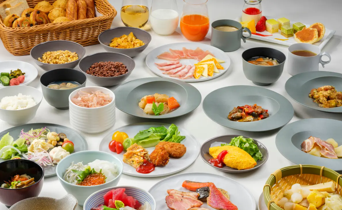 写真：朝食バイキング