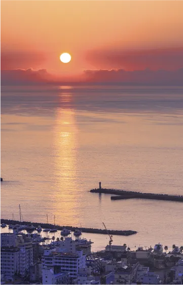 画像:夕陽