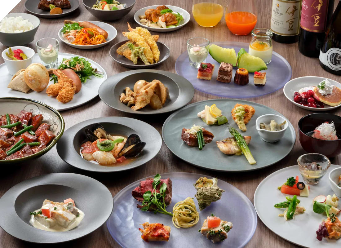 画像：夕食バイキング