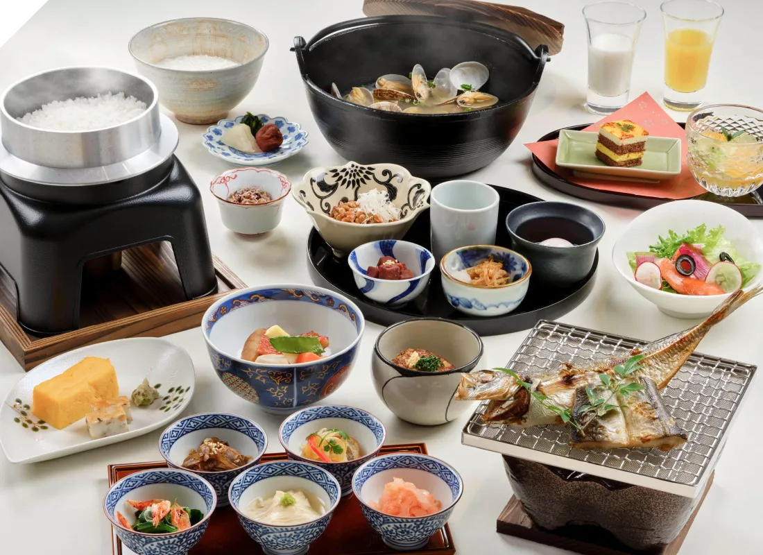 画像：和食朝食