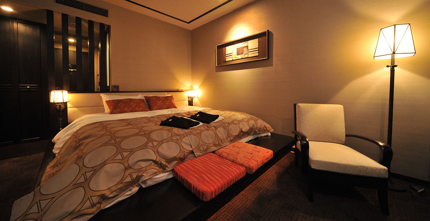 函館の景色を愉しめる心身ともに癒される客室