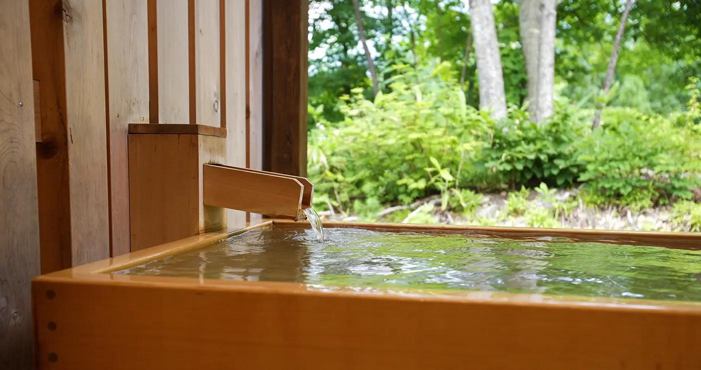 写真:客室露天風呂