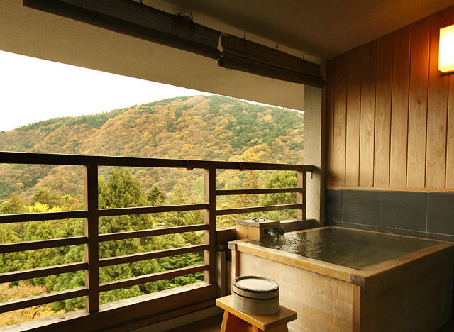 箱根の自然と 心地よい 静けさに浸る