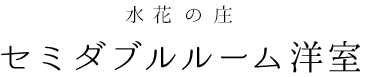 セミダブルルーム洋室