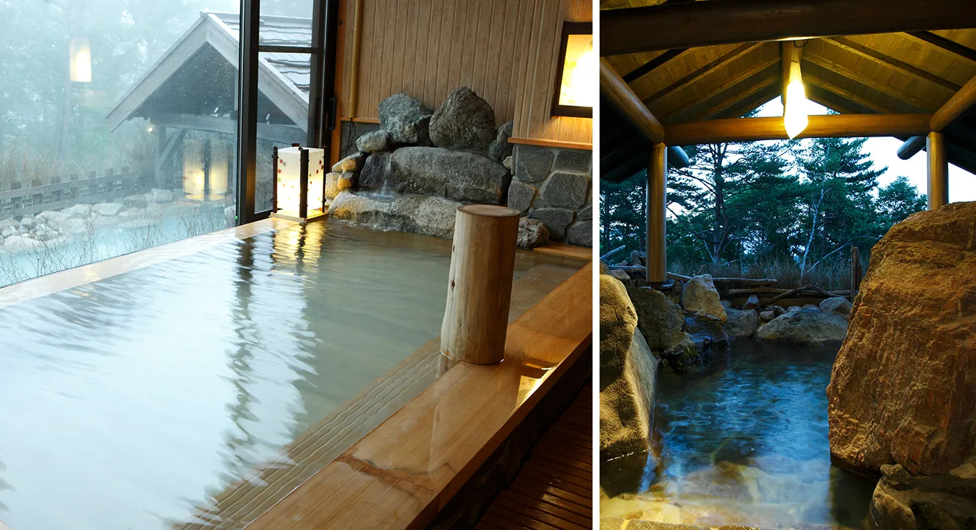 草津の風情漂う温泉-古の湯・草津温泉の湯・日本三大名泉を愉しむ・ふたつの源泉・二十三のお風呂で湯めぐり三昧