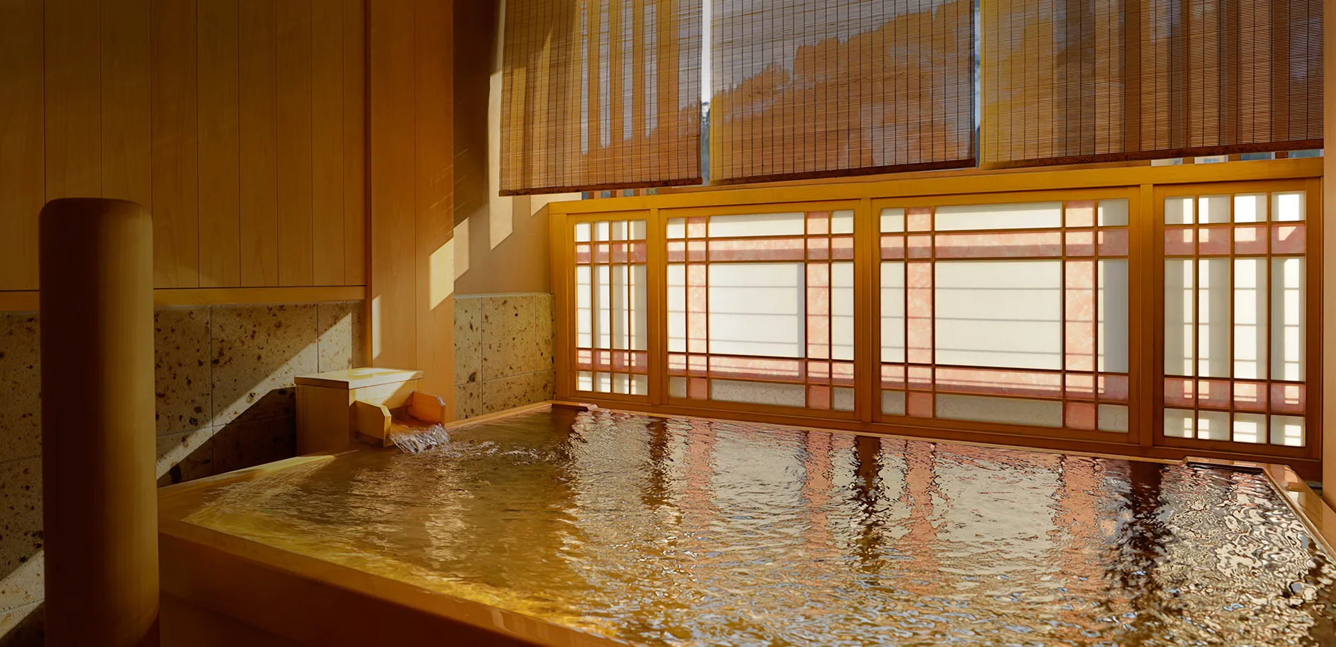 写真:雪の花 客室露天風呂