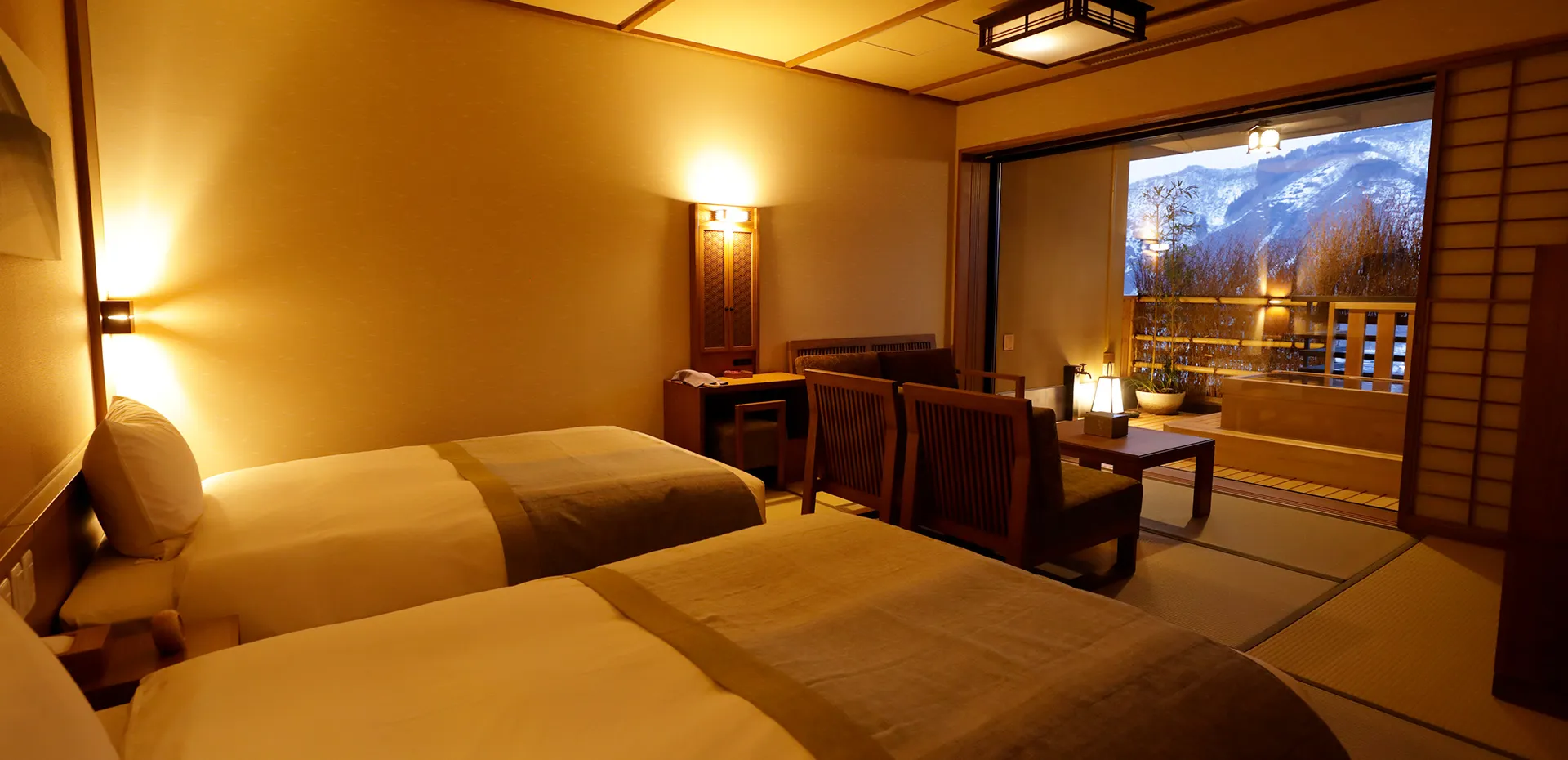 写真:雪の花 温泉