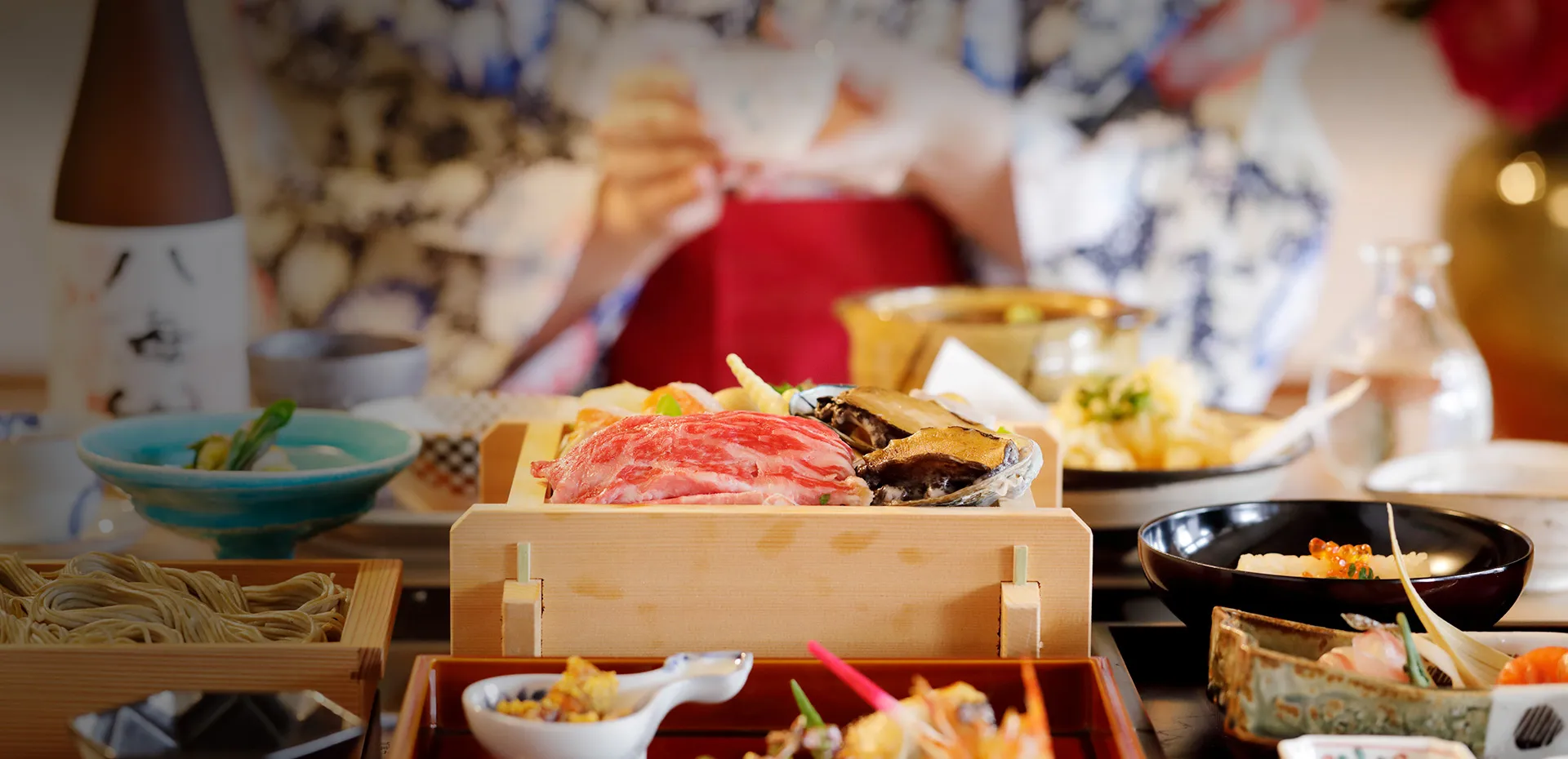 写真:雪の花 お食事