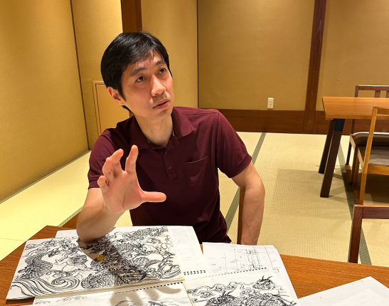 神楽面職人 小林泰三さん