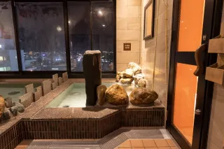 チラー付きの水風呂・大浴場
