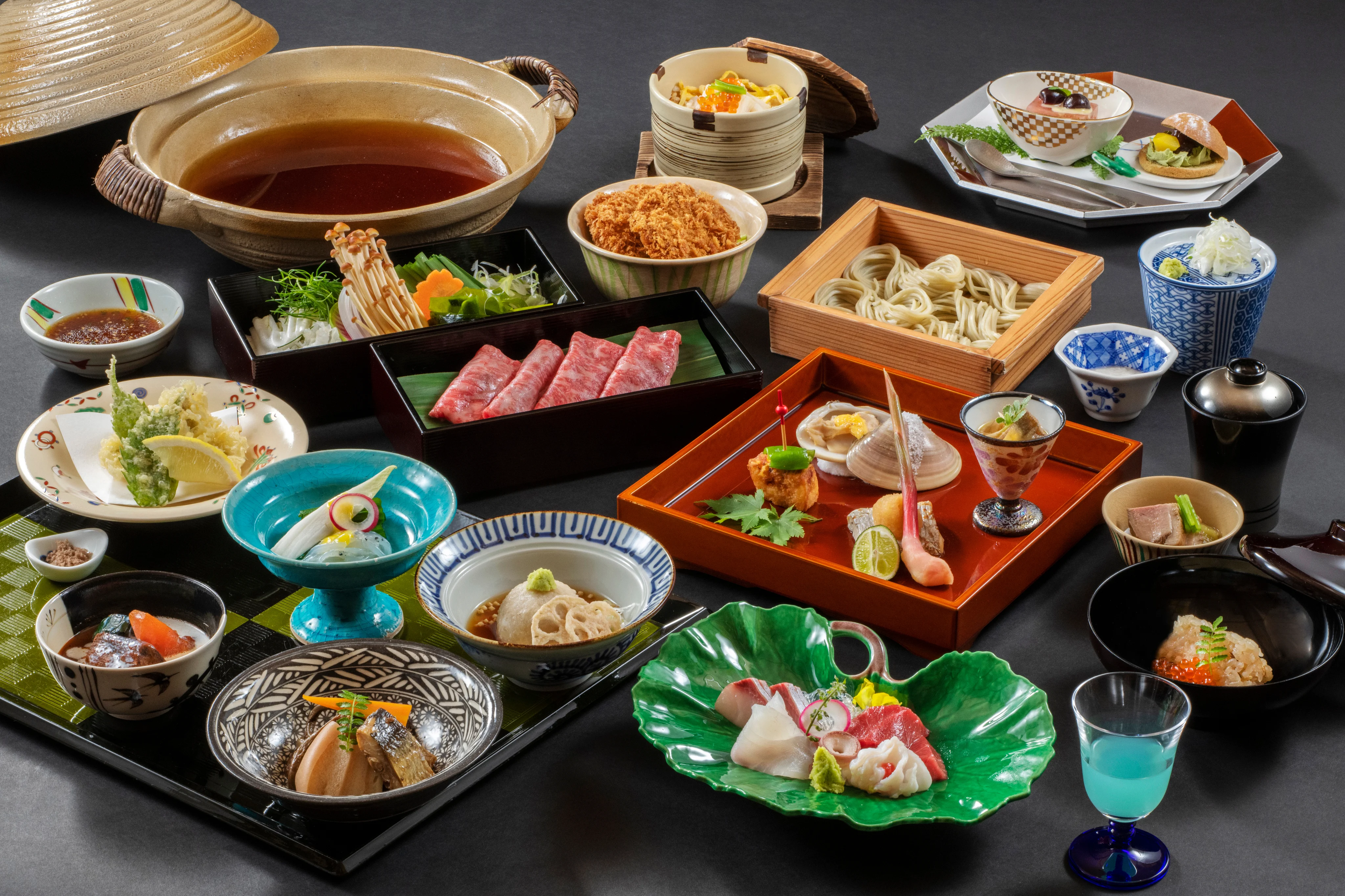 旬の食材を使用した和食会席をご用意