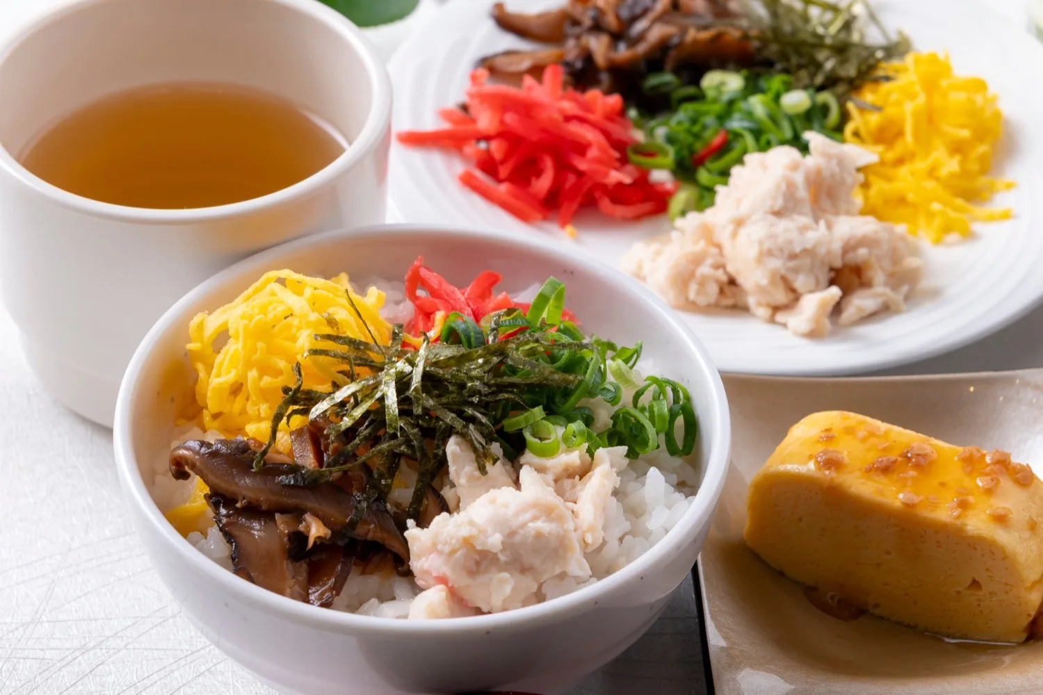 彩り豊かな和朝食
