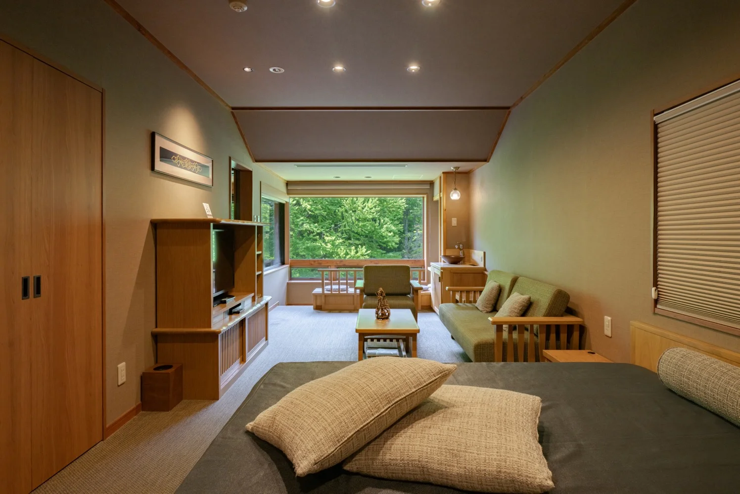 川側ビューのお部屋からの眺め